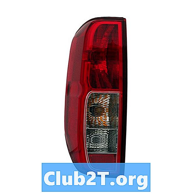2005 Nissan Frontier Replacement Light Bulb Størrelser