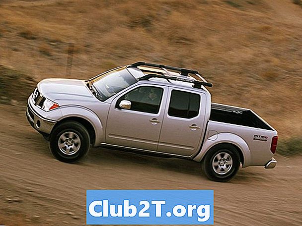 2005 Nissan Frontier Truck Bilradio Stereo Ledningsdiagram