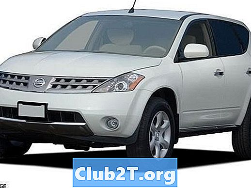 2005 Nissan Murano auto drošības vadu shēma