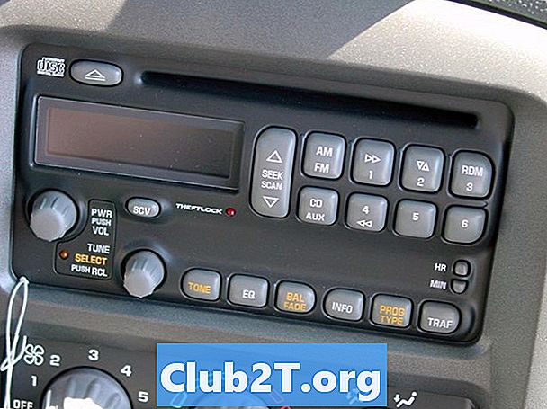 2001 Pontiac Aztek auto stereo bedradingsschema