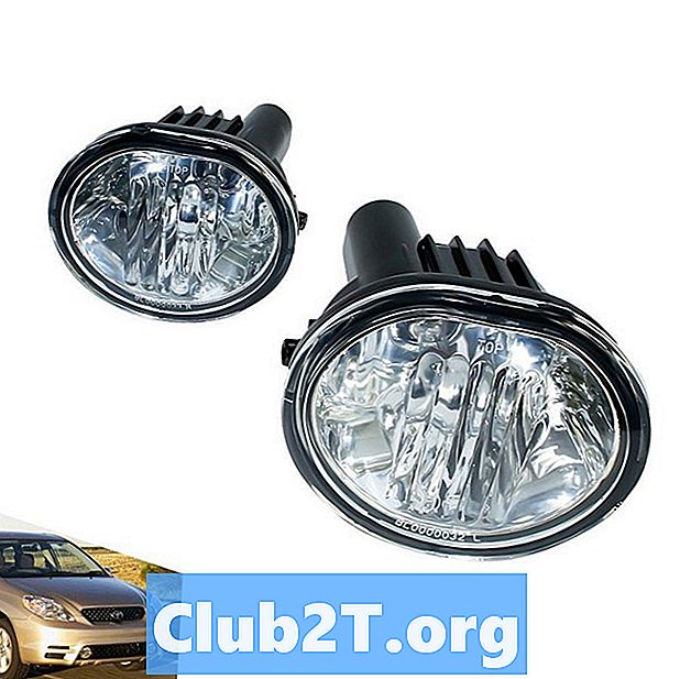 2005 Pontiac Vibe Auto Light Bulb Size Chart