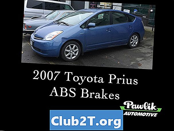 2005 Toyota Prius automobiļu spuldzes izmēra ceļvedis