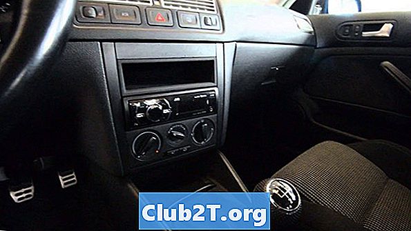 2005 폭스 바겐 GTI 1.8T 자동차 타이어 크기 다이어그램