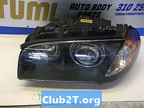 2006 BMW X3 med HID Car Light Bulb Size Guide