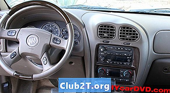 2006 m. Buick Rainier automobilio radijo stereo garso laidų schema