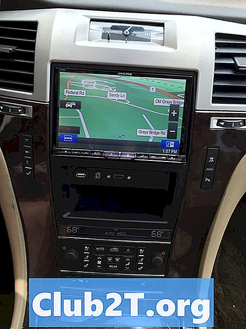 2006 Cadillac Escalade automašīnas stereo vadu shēma