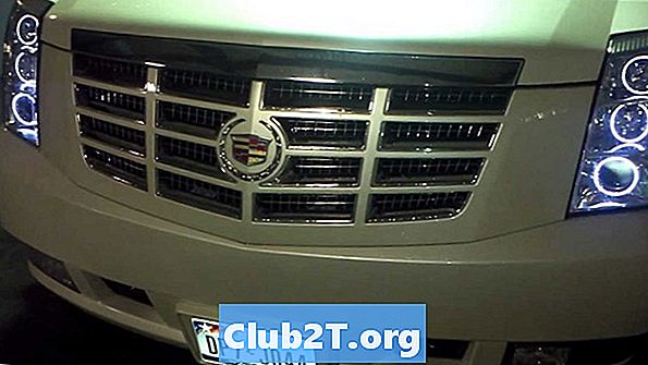 2006 Diagram wymiarów żarówki Cadillac Escalade