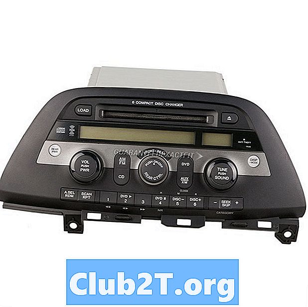 2006 Honda Odyssey Car Radio Stereo Audio Ledningsdiagram