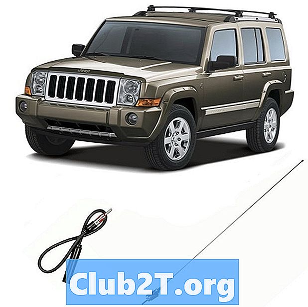 2006 Jeep Commander auto stereo radio vadu shēma