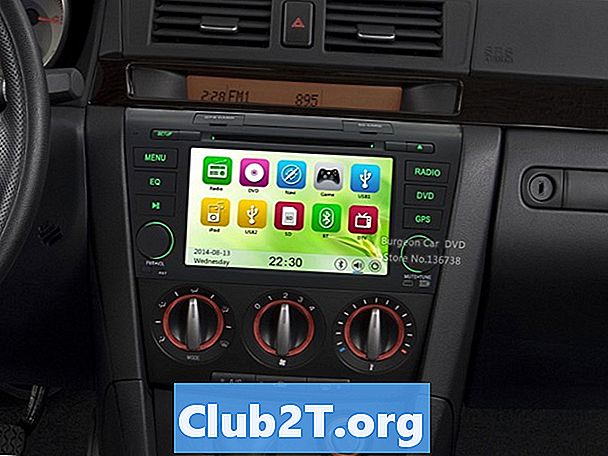2006 Mazda 3 Car Radio Navodila za namestitev