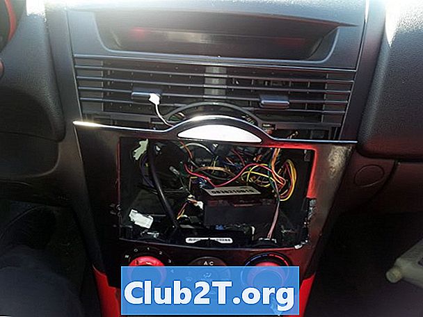 2006 Mazda RX8 Instrucțiuni de instalare a radioului auto