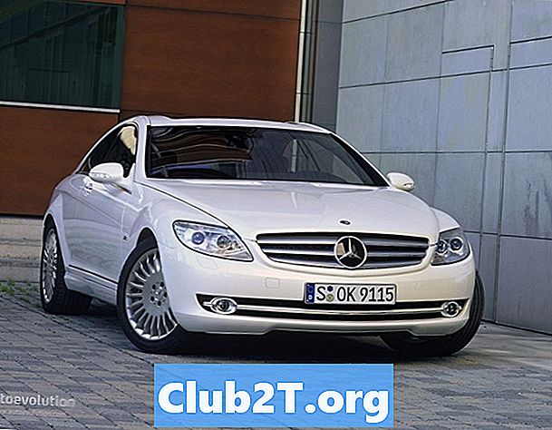 Sơ đồ kích thước lốp xe ô tô năm 2006 của Mercedes CL600