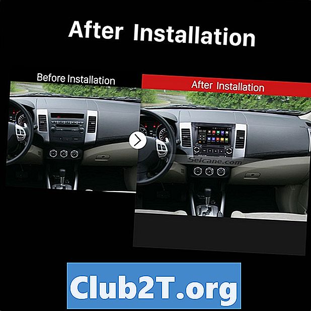 2006 Mitsubishi Outlander auto stereo vadu shēma