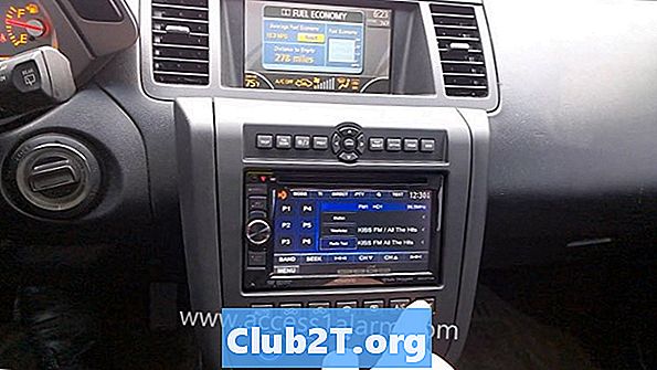 2006 m. Nissan Murano automobilių radijo stereo laidų schema