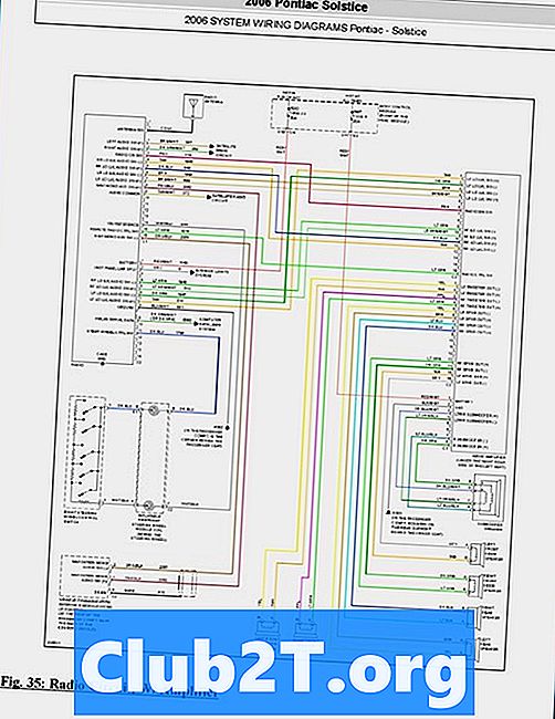 Diagramme de câblage d'autoradio Pontiac Wave 2006