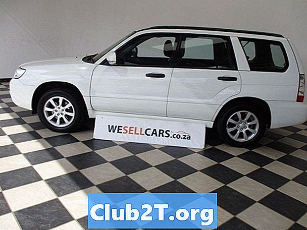 2006 Subaru Forester 2.5 XS Ersättning Däck Storlekar Info