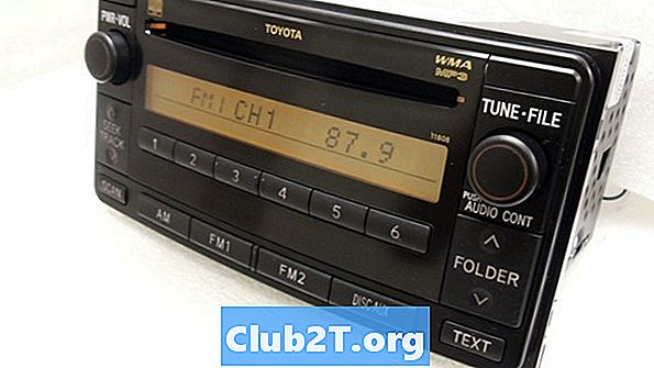 2006 Toyota 4Runner Ръководство за кабели за радиото