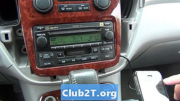 Diagrama de cableado de la radio estéreo del auto Toyota Sequoia 2006