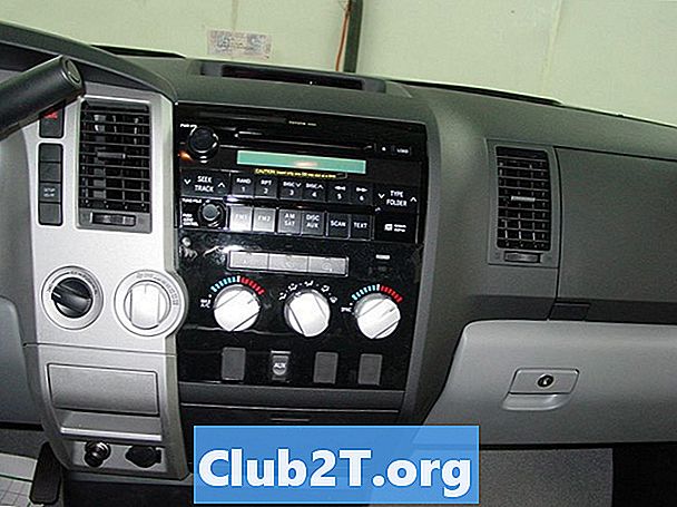 2002 Diagramă de sârmă stereo auto Toyota Tundra
