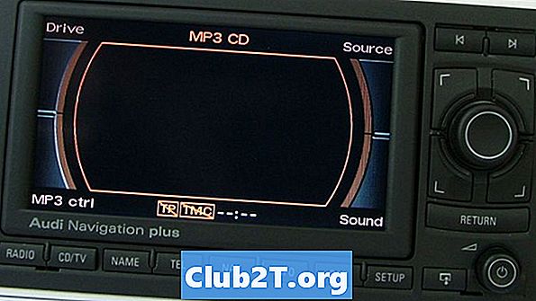 2007 Audi A4 automašīnas radio vadu ceļvedis