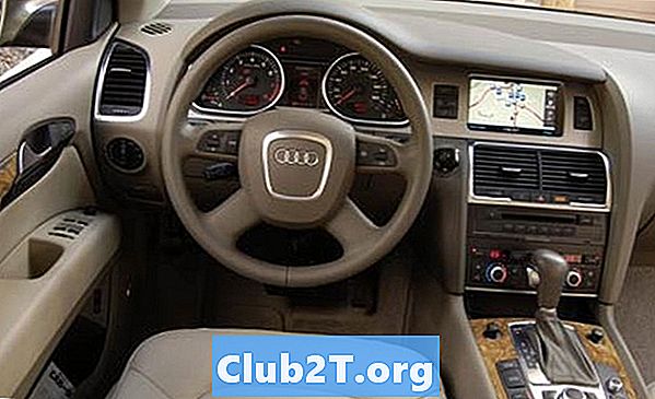 2007 Audi Q7 3.6 Premium Factory riepu izmēru rokasgrāmata