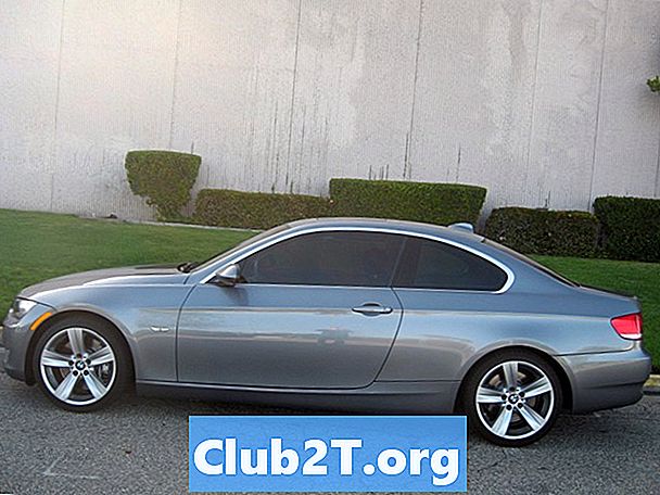 Sơ đồ kích thước bóng đèn xe BMW 335i Coupe 2007