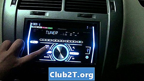2007 시보레 임팔라 자동차 라디오 배선 색상 코드