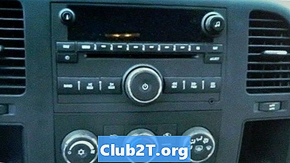 2007 Schemat okablowania samochodowego radia samochodowego Chevrolet Silverado