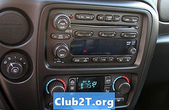 Diagrama de fiação estéreo de rádio de carro 2002 Chevrolet Trailblazer