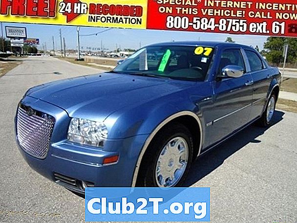 2007 Chrysler 300 billjusstorleksdiagram - Bilar