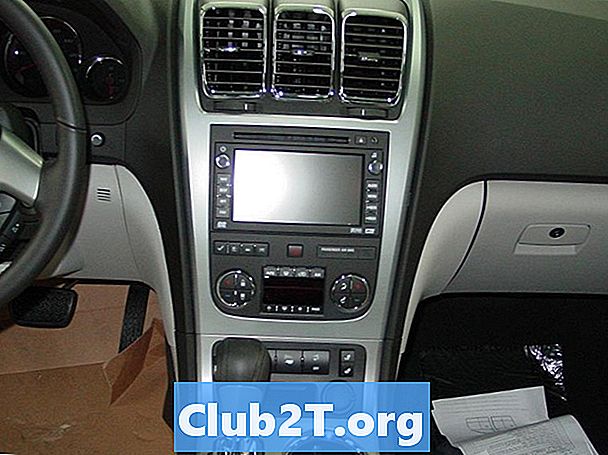 2007 Schemat połączeń GMC Acadia Car Stereo