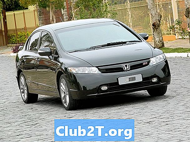 2007 „Honda Civic Car Stereo“ radijo laidų schema