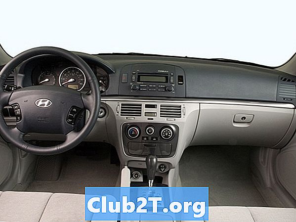 2007 יונדאי הפמליה מכונית סטריאו רדיו חיווט תרשים