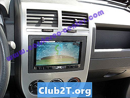 2007 m. Jeep kompaso automobilių stereo laidų schema
