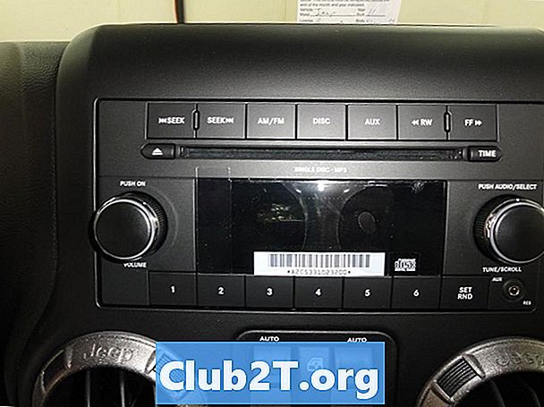 2007 Инструкции за инсталиране на джип Wrangler Car Stereo