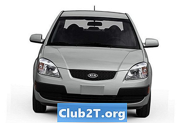 2007 Kia ריו בסיס Sedan כלי רכב צמיגים גדלים תרשים