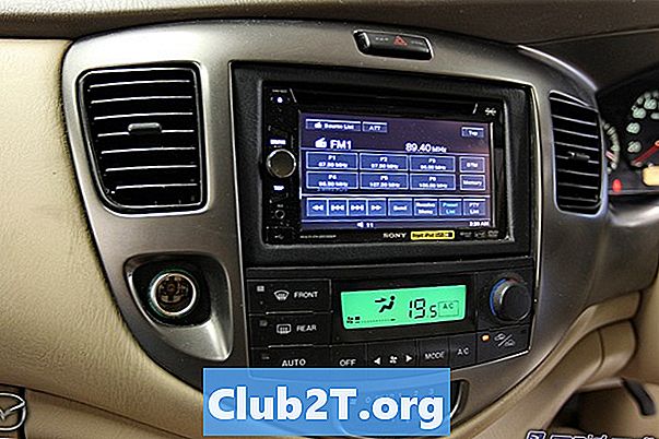 2007 Mazda MPV Car Stereo Schéma zapojenia