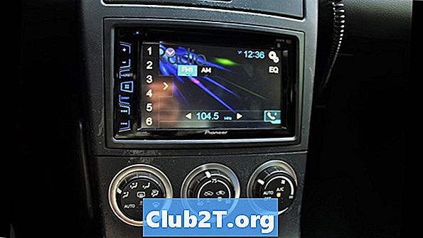 2007 Diagramă de instalare a radioului auto de la Nissan 350Z