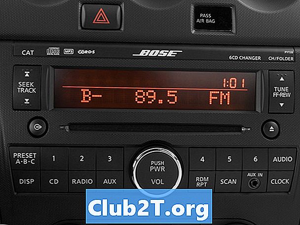 2007 Nissan Altima 자동차 라디오 배선 다이어그램
