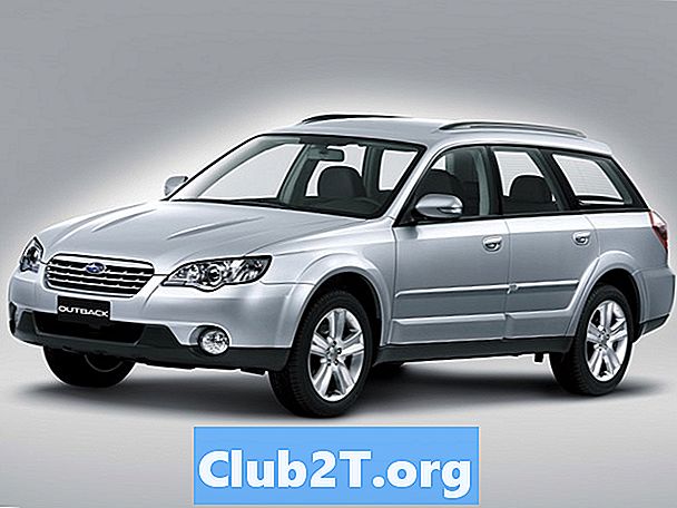 2007 Subaru Outback 2.5i Диаграма за оразмеряване на гуми