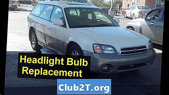 2007 Subaru Outback Світло лампи Розмір Розмір Діаграми