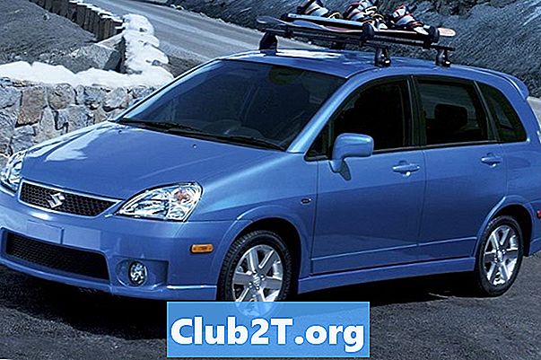 2007 Suzuki Aerio bil lyspære størrelse diagram - Biler