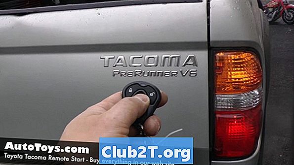 2007 Toyota 4Runner 원격 시동 배선 다이어그램