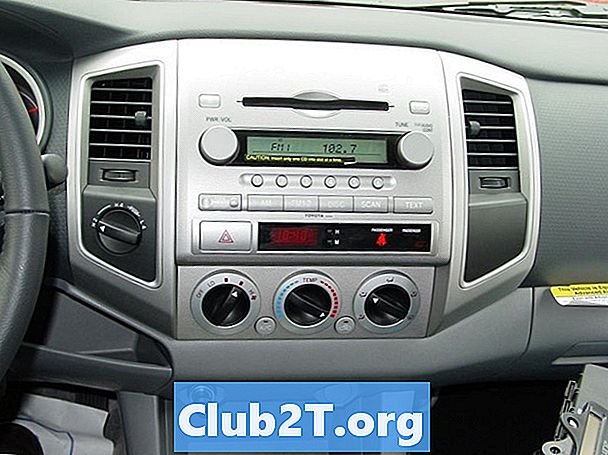 2005 Podręcznik instalacji radia samochodowego Toyota Tacoma