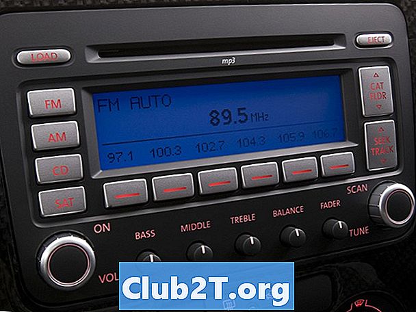 2007 Volkswagen GTI Navodila za ožičenje avtomobilskega radia