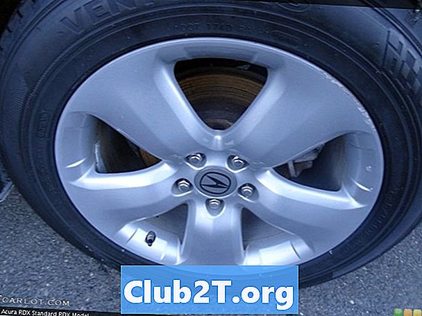 2008의 Acura RDX 차 타이어 크기 정보