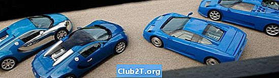 2008 Bugatti Veyron Glühbirnengrößenübersicht
