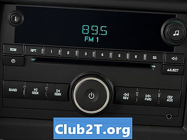 2008 Chevrolet Express auto rádio drát průvodce