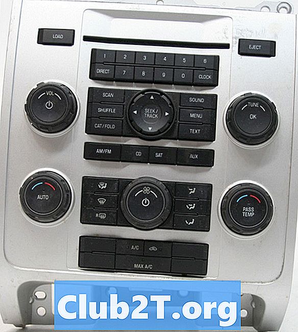 2008. gada Ford Escape Factory stereo vadu shēma