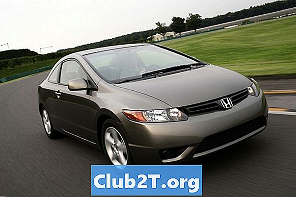 2008 Honda Civic Coupe Car bezpečnostní schéma zapojení
